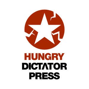 Hungry Dictator Press logo: a star inside a red circle