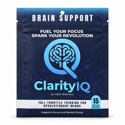 ClarityIQ Focus Patch 30-Day Supply; actual pouch photograph (one pouch shown)