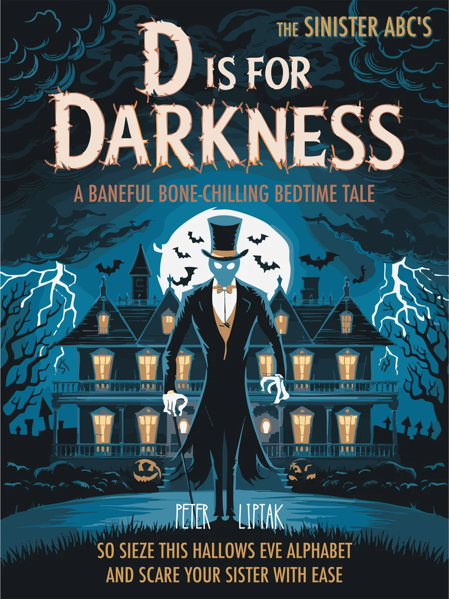 Development cover artwork for D is for Darkness